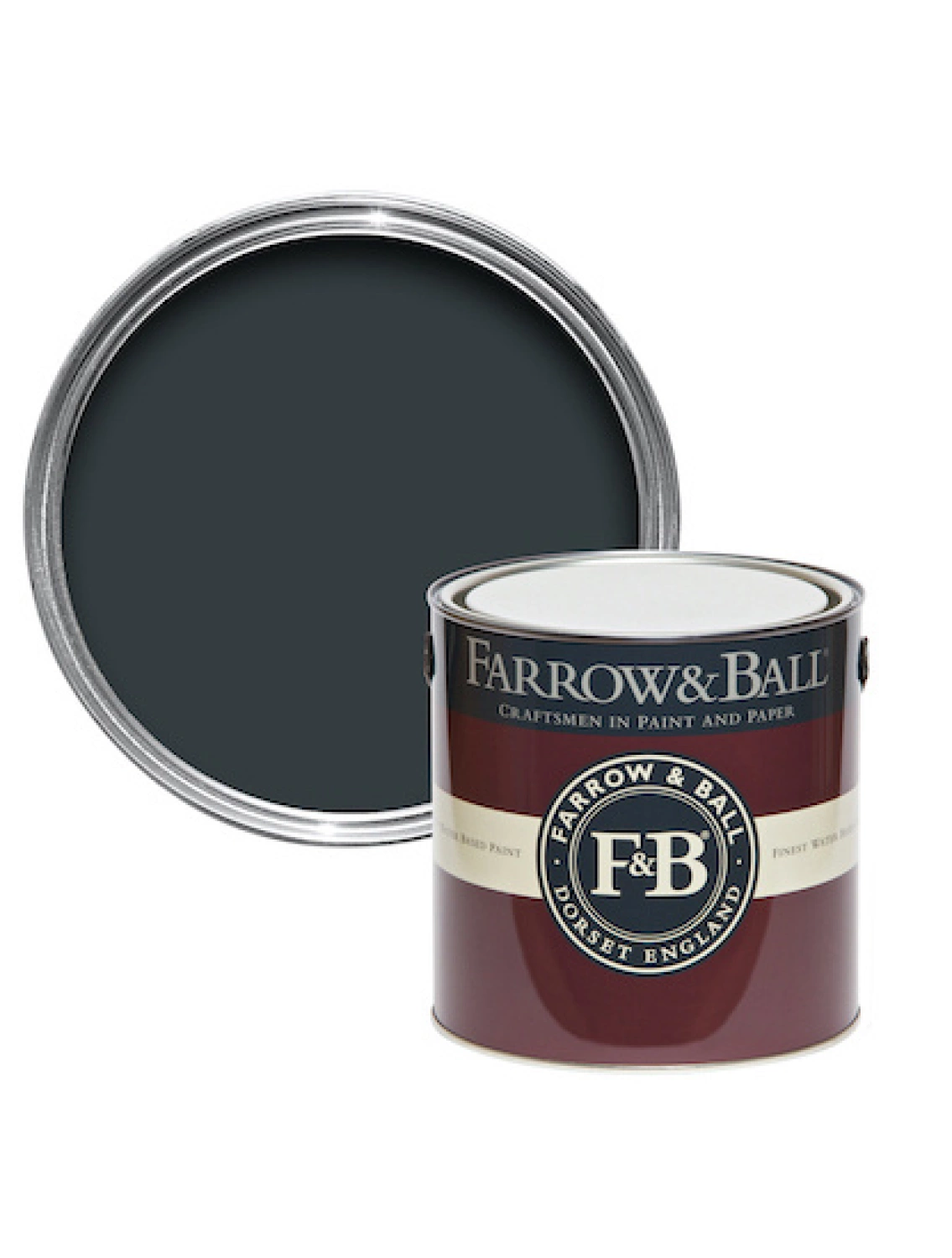 Farrow & Ball Casein distemper Black Blue No. 95 - 5L-image