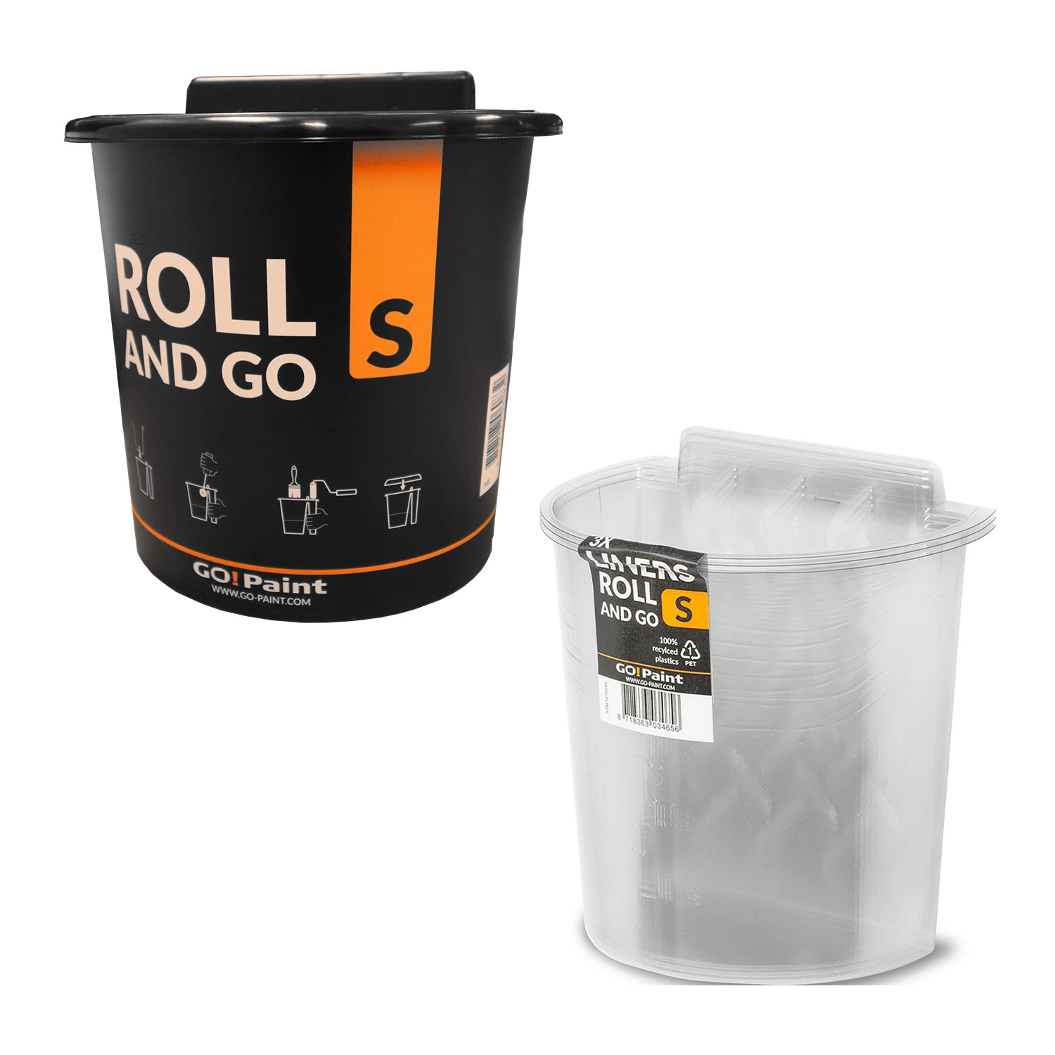 Go!Paint Roll And Go Met 3 Inzetbakken-image