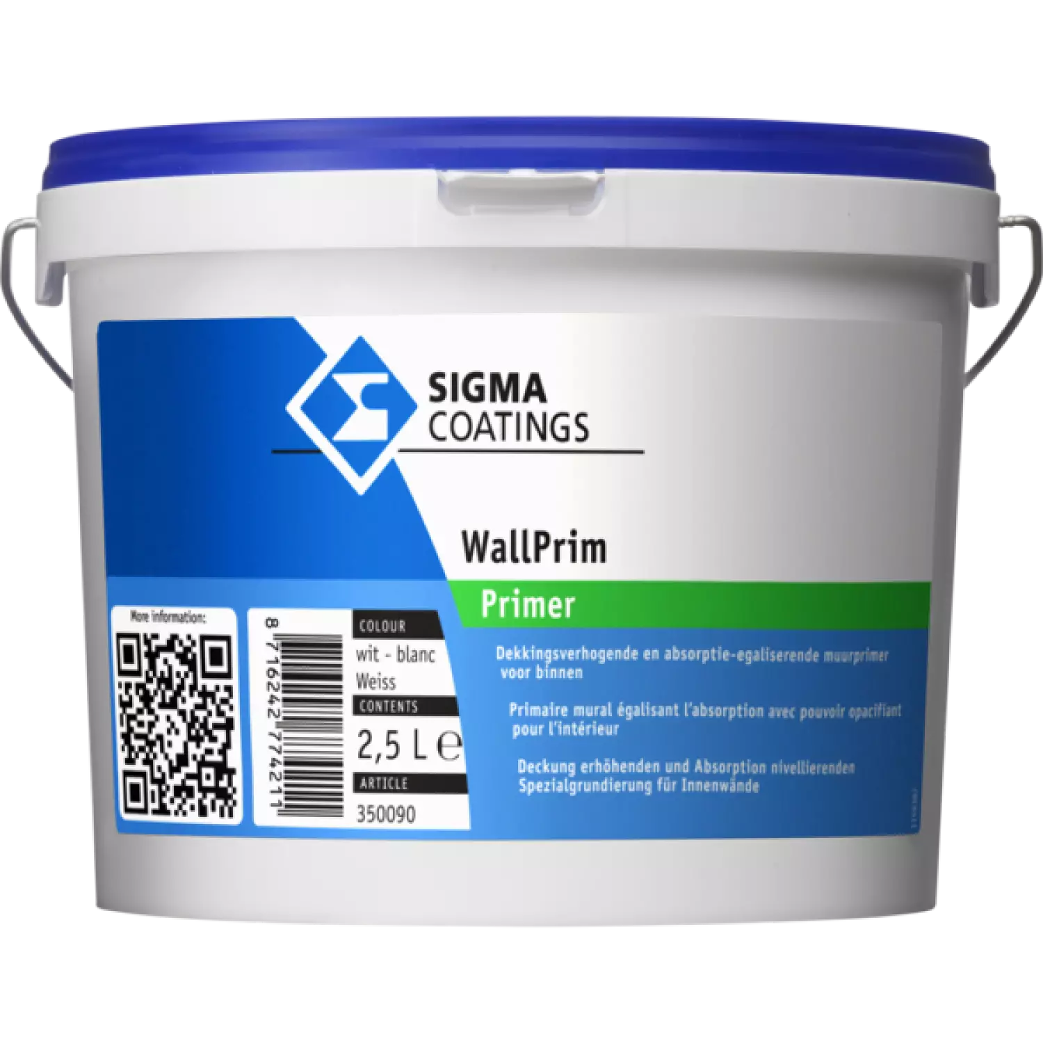 Sigma Wallprim - Wit - 2,5 L-image