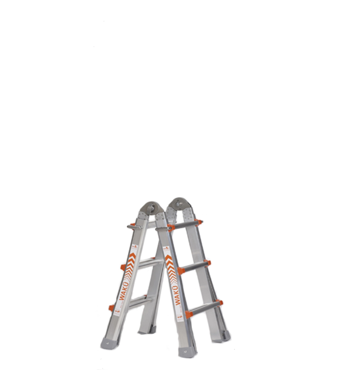 Little Jumbo Waku Model 0 Telescopische vouwladder - max. werkhoogte 3.48m - 4x3 sporten-image