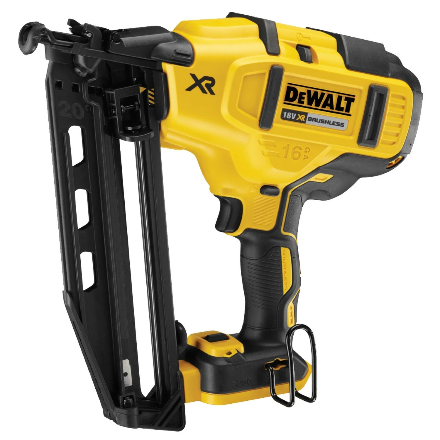 DeWALT DCN660N-XJ 18V Li-ion XR accu afwerktacker body - 32-63mm - 16 Gauge - koolborstelloos-image