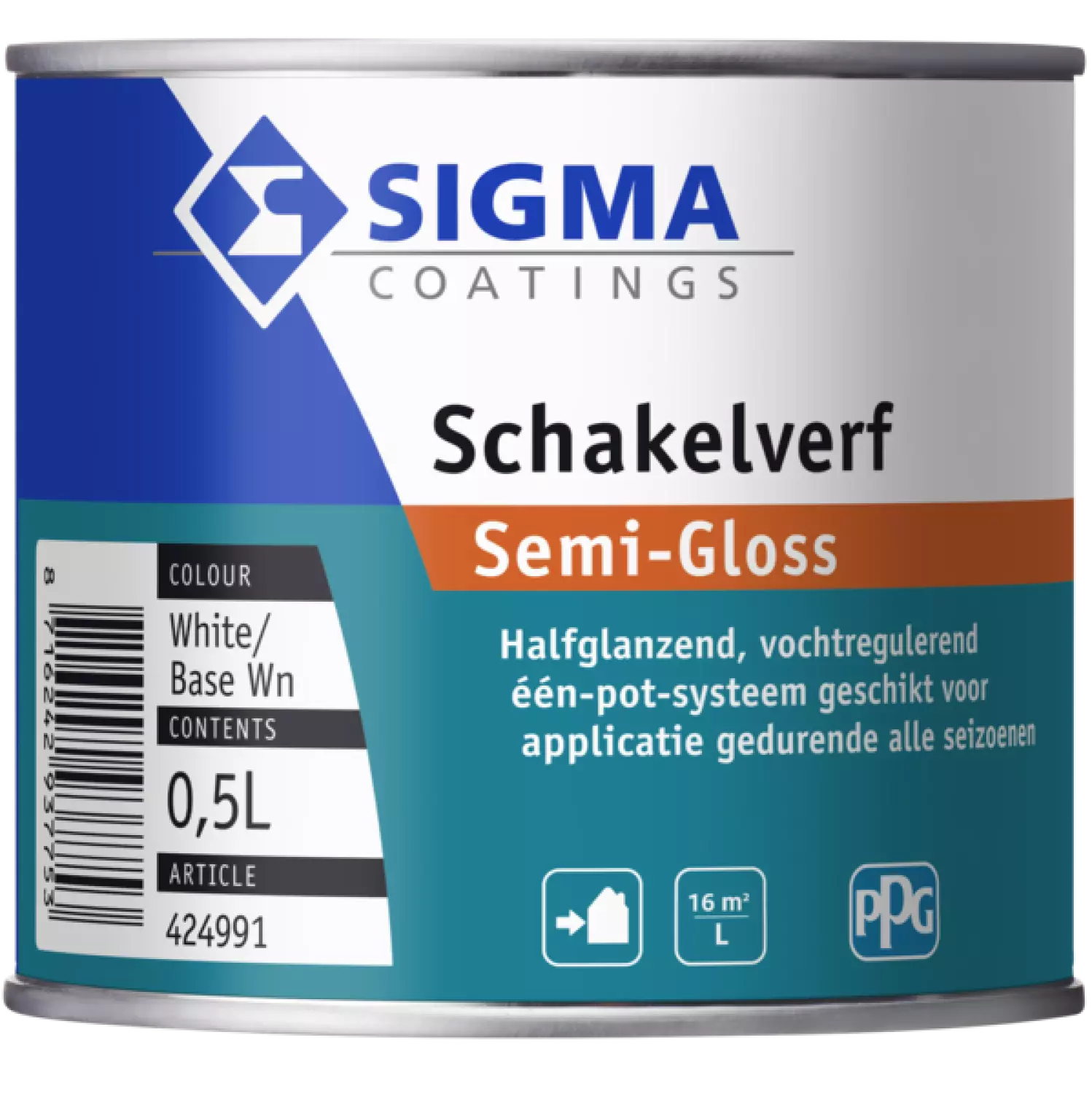 Sigma Schakelverf Semi-Gloss - op kleur gemengd - 0,5L-image