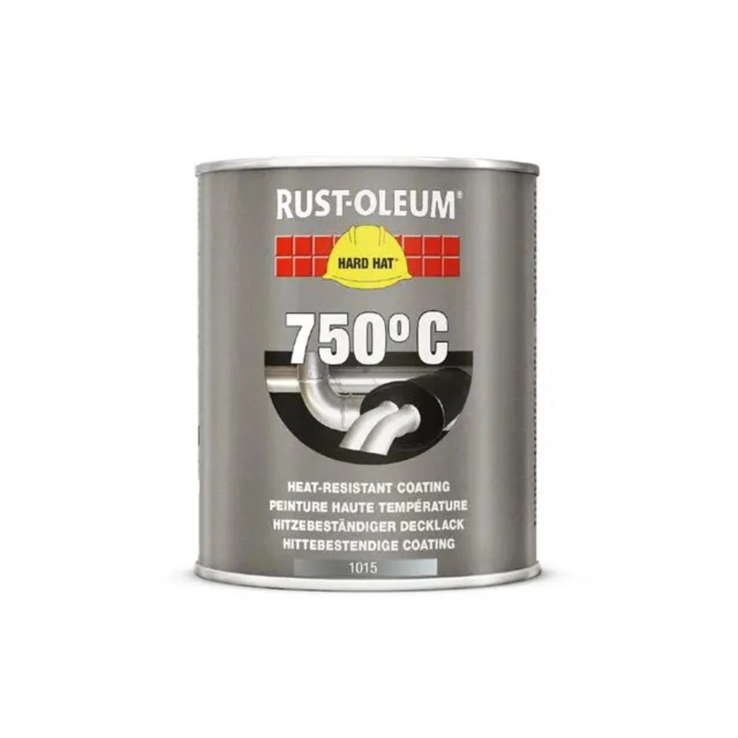 Rust-Oleum Hard Hat Hittebestendige Lak - zwart - 0,75L-image