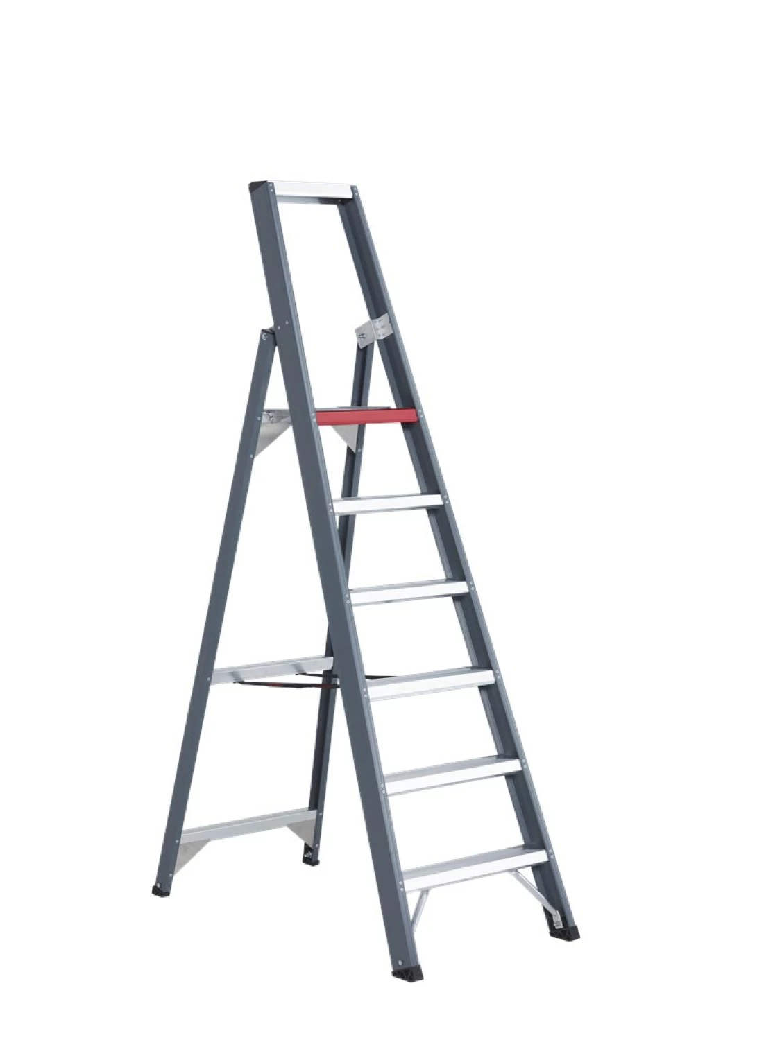 Altrex Falco FEO 6 Trap - Enkel - Aluminium met coating - 6 treden - max. werkhoogte 3,4m-image