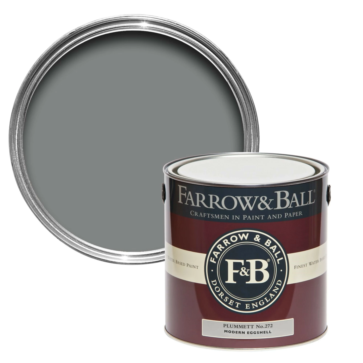 Farrow & Ball Modern Eggshell Plummett No. 272 - 0,75L-image