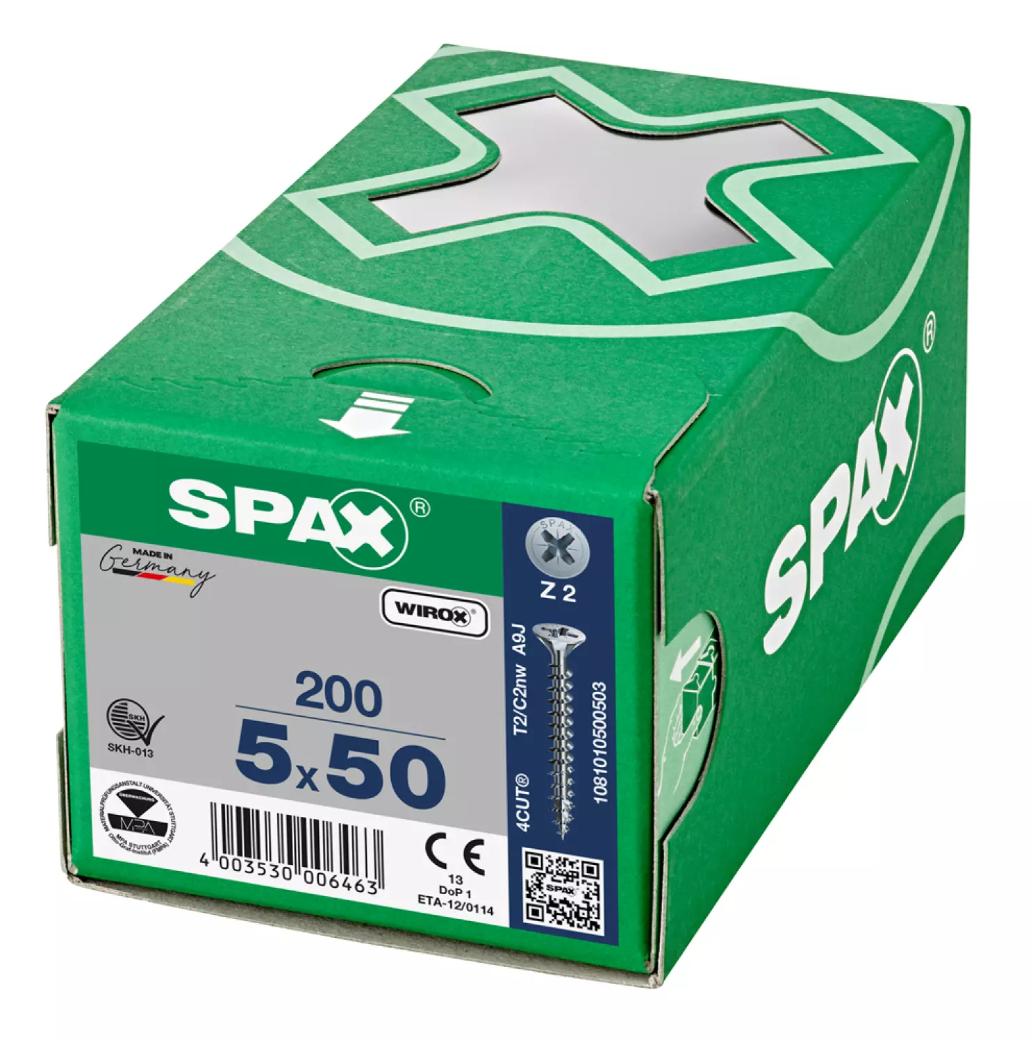 SPAX Universele schroeven verzonken kop - voldraad - Z2 - 5.0x50 mm (200st)-image