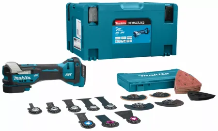 Makita DTM52ZJX2 18V Li-Ion accu multitool body incl. accessoires